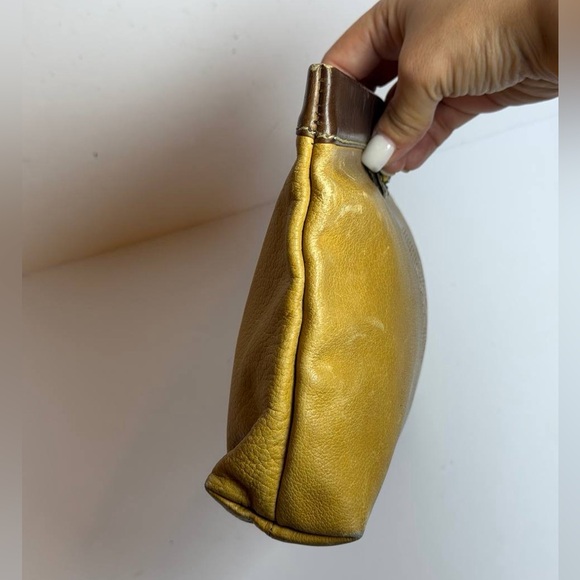 Vintage Loewe Anagram Embossed Leather Clutch Bag - Picture 6 of 11